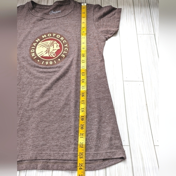 Indian Motorcycle Sturgis 2016 76th Anniversary Tee in Heathered Brown Sz Medium - Picture 8 of 8